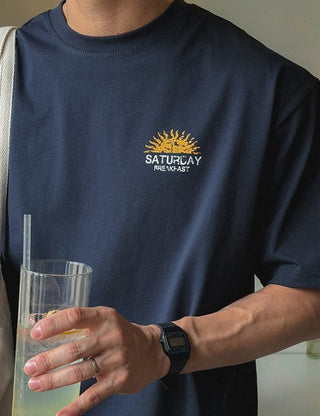 SATURDAY Printed Short Sleeve T-shirt (3 colors)