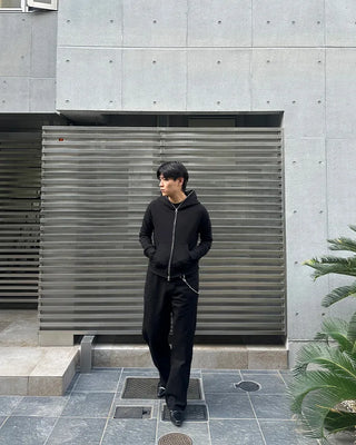 Basic zip-up hoodie