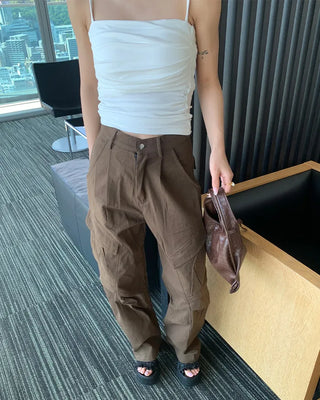 Shirred cap camisole