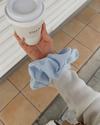 Ribbon detail scrunchie