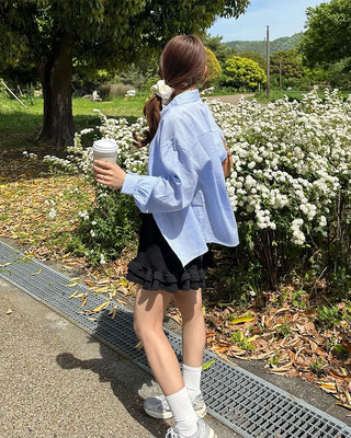 Can-can frill shorts