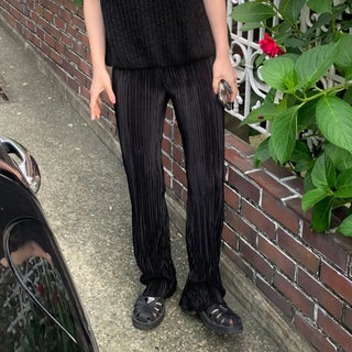 Cooling Layered Pleated Pants