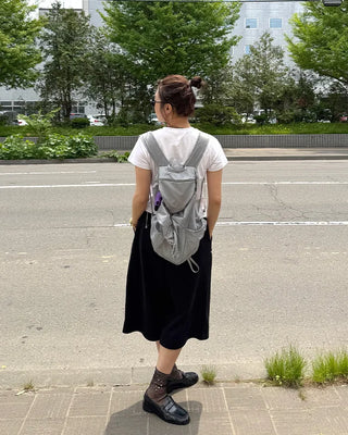 Nylon drawstring backpack