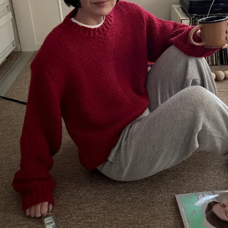 Vivid gauge knit sweater