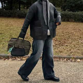 Brushed Overfit Pants
