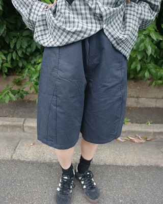 Checked loose-fit shirt