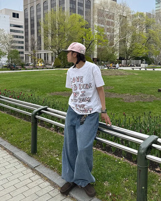 Crayon lettering T-shirt