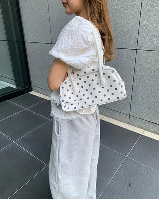 Elastic waist lace detail layered sweatpants