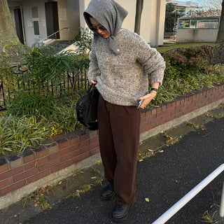Brushed cotton pants