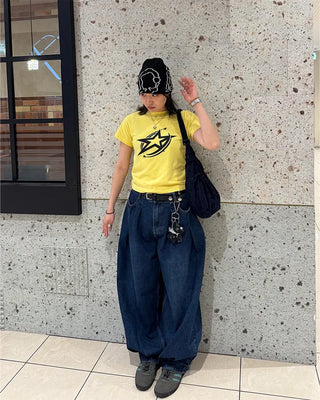Star print T-shirt