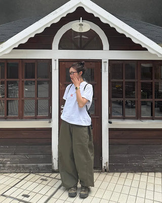 Loose cotton pants