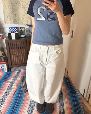 Cotton balloon pants