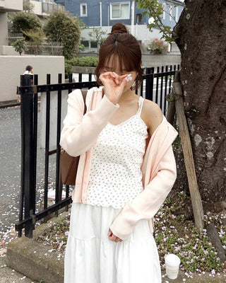 Lace flower pattern camisole
