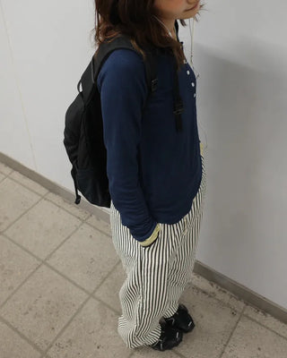 Cotton striped pants