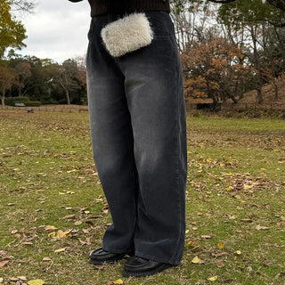 Wool round knit