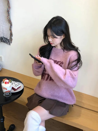[UNISEX] Lettering Knit