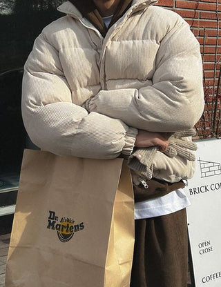 Brick Corduroy Padded Jacket (4 colors)