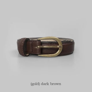 #LENTO. (Over 200,000 sold) Classic Belt (silver/gold)