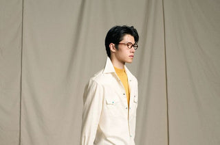 [CULTUM] Washed Cotton Western Denim Shirt