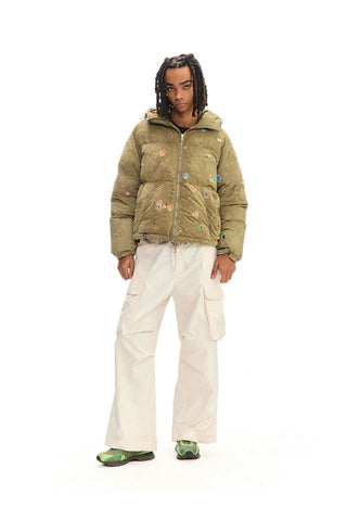 CONP Suede Texture Padded Jacket