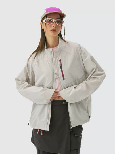 [Monterest] Packable Water-Resistant Zip-Up Jacket