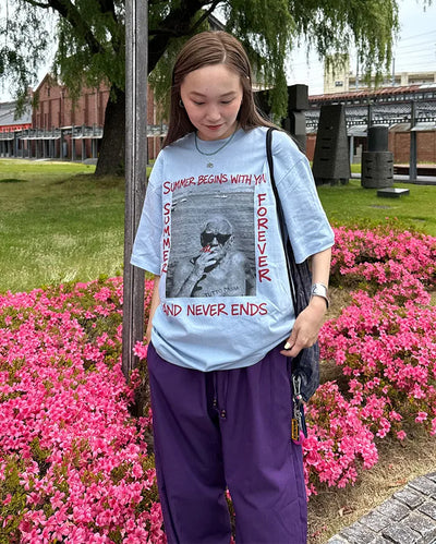 Oversized Half-Sleeve T-Shirt