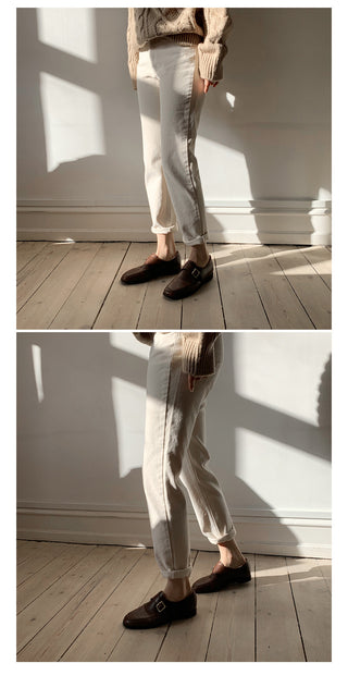 Cotton pants (with fleece lining) - 2 colors