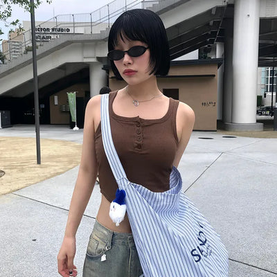 Camisole with ribbed cups