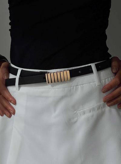 Jacques Belt Black  Gold