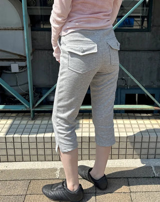Sweat Slim Capri Pants
