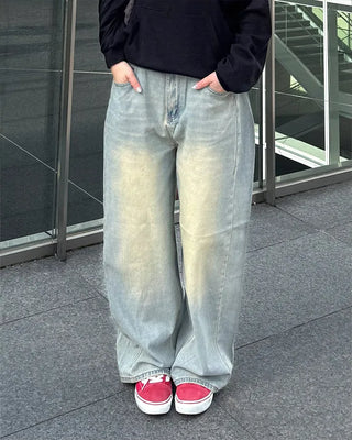(Unisex) Fade Denim Pants