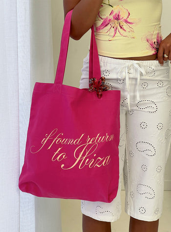 Return To Ibiza Tote Bag Pink