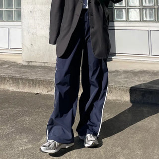 Spring Nylon Bicolor Pants