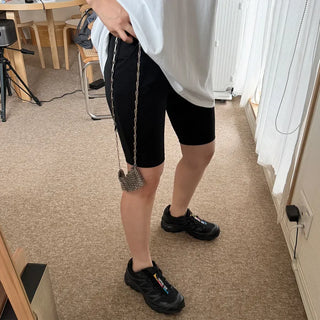 Short biker pants