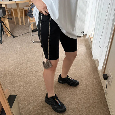 Short biker pants