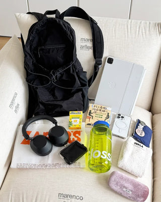 [2nd Re-release] (ORIGINAL) Light Nylon Backpack (black)