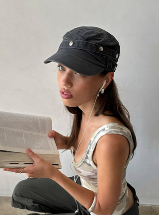 Such A Star Military Cap Charcoal