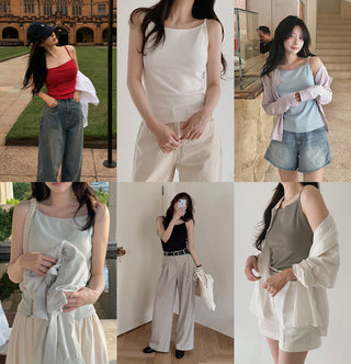 Underarm fat cover! Slimming sleeveless top (over 100,000 sold)