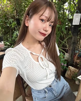Polka Dot Tie Short-Sleeve T-Shirt