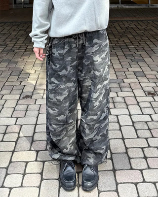 (Unisex) Camouflage Drawstring Pants