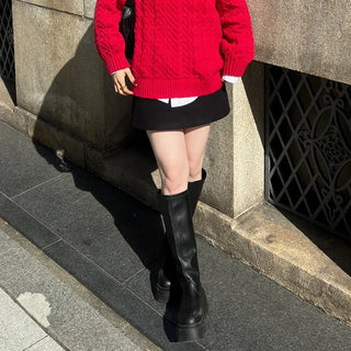 A-line mini skirt