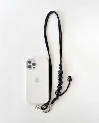 [4th Re-release] (ORIGINAL) Wood Ball Shoulder Strap (black)