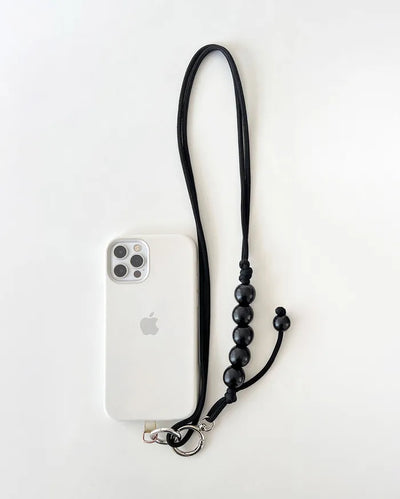 [4th Re-release] (ORIGINAL) Wood Ball Shoulder Strap (black)