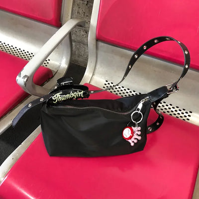 Eyelet Shoulder Bag