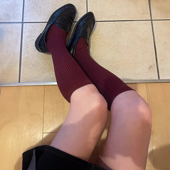 Daily Wine Knee Socks
