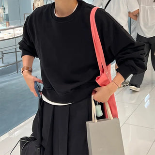 Basic cropped sweatshirt
