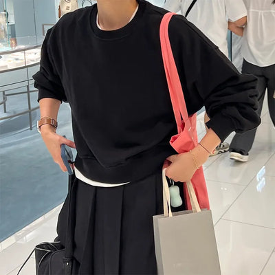 Basic cropped sweatshirt