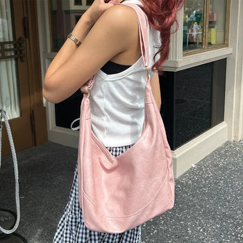 Simple shoulder and crossbody bag