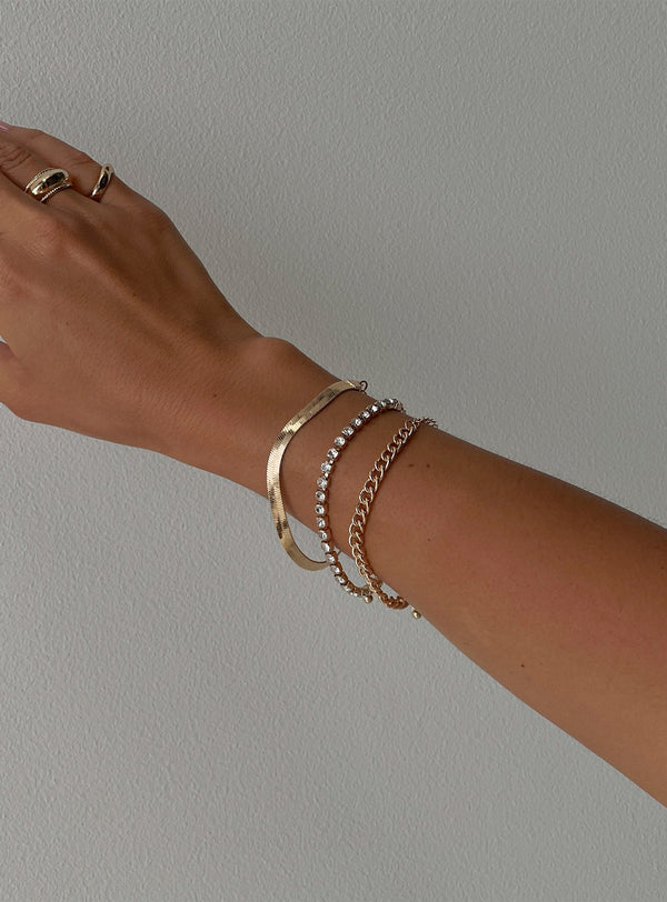 Harloe Bracelet Pack Gold