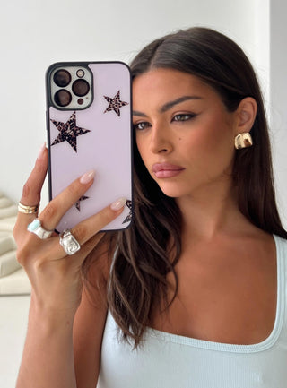 Unfolding iPhone Case Pink  Leopard